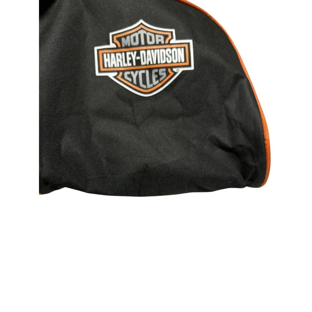 Harley-Davidson Motorcycles‎ Eagle Logo Black & Orange Durable Travel Duffle Bag